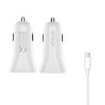 CARGADOR AUTO AITECH MICRO USB 2.4A CC-105 + SJX-155