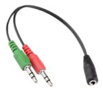 CABLE ADAPTADOR SOUL 3.5 HEMBRA A MIC + AURI ESTEREO H02