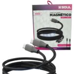 CABLE USB SOUL MAGNETICO PD60W TIPO C A TIPO C NEGRO