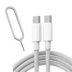 CABLE USB-C 1 M 60W + LLAVE PARA SIM  (APPLE) - Imagen 2