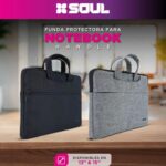 FUNDA PORTA NOTEBOOK  SOUL 13 HANDLE GRIS