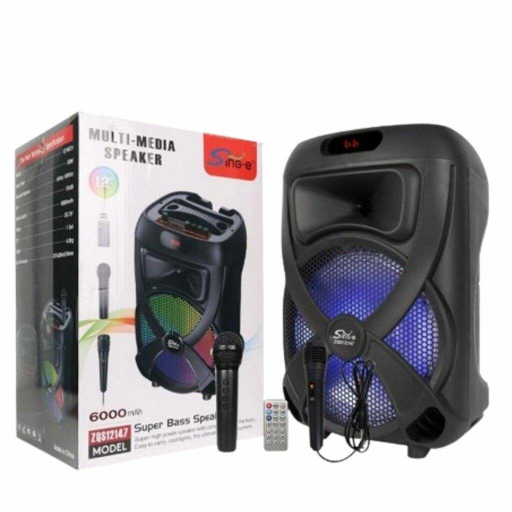PARLANTE SING-E 12¨CON MICROFONO MOD ZQS12147