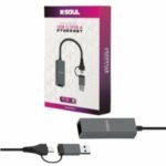 ADAPTADOR SOUL USB C / USB A ETHERNET 2 EN 1 S01 - Imagen 2