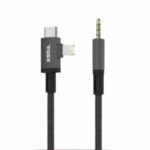 ADAPTADOR SOUL AUDIO USB-C + IPHONE A AUXILIAR MACHO 3.5MM S03