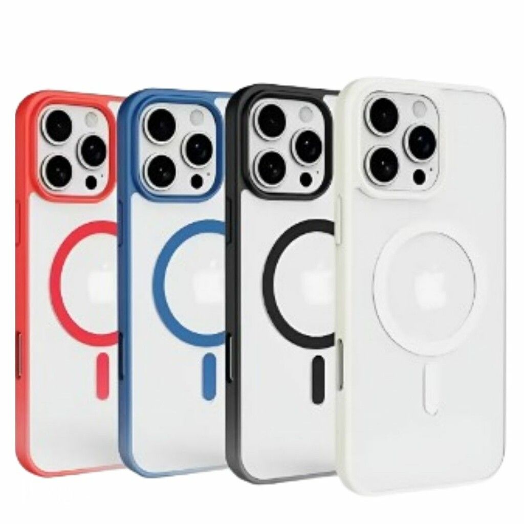 FUNDA IPHONE 15 PREMIUM TRANSPARENTE MAGNETIC FUNDA IPHONE 15 SILICONE CASE MAGSAFE - Imagen 1