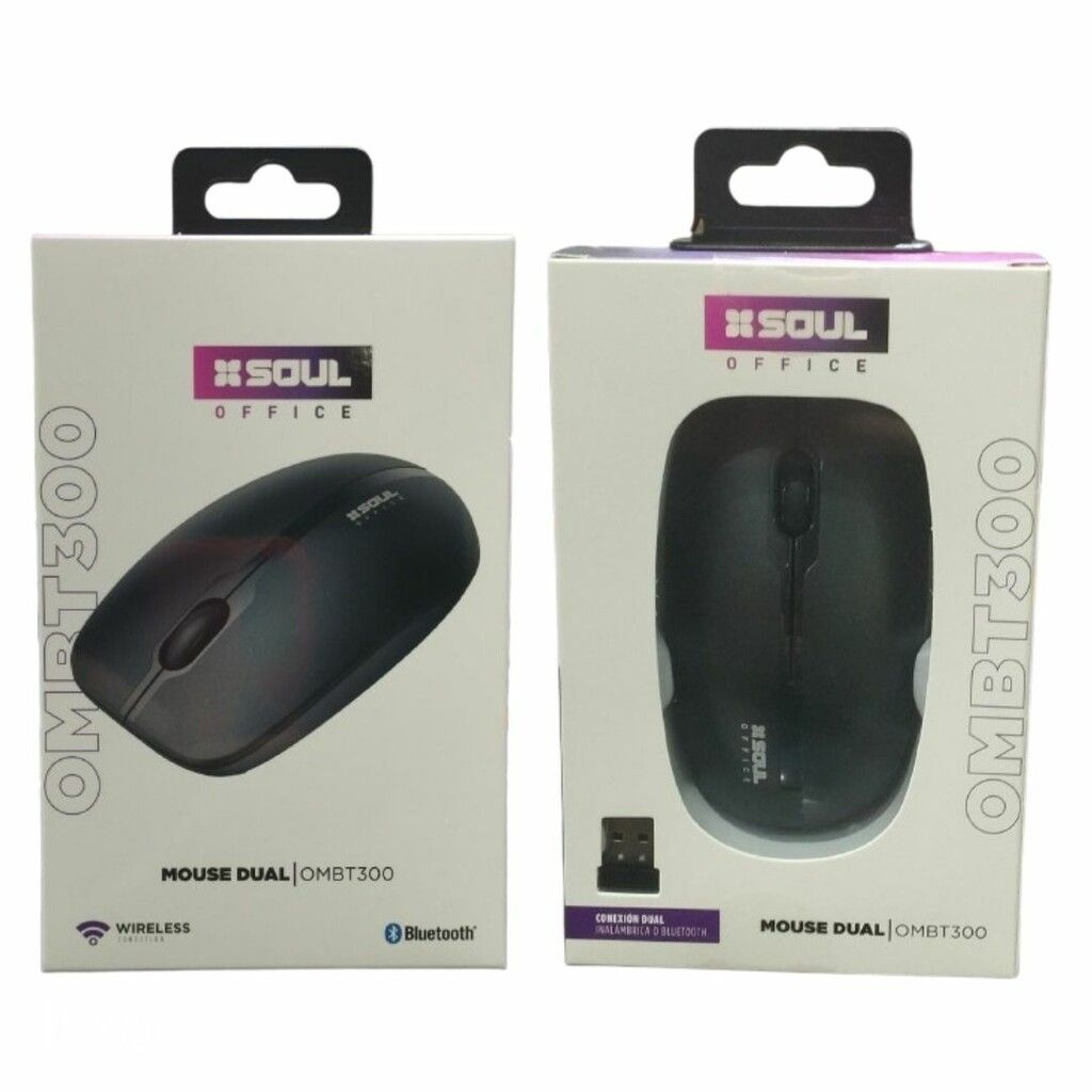 MOUSE INALAMBRICO SOUL BT 300 NEGRO MOUSE INALAMBRICO SOUL BT 300 NEGRO - Imagen 1