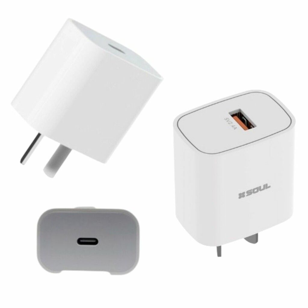 CABEZAL CARGADOR SOUL USB EXHIBIDOR X20 MIX CABEZAL CARGADOR SOUL USB EXHIBIDOR X 20 MIX - Imagen 1