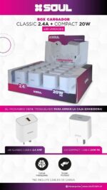 CABEZAL CARGADOR SOUL USB EXHIBIDOR X 20 MIX - Imagen 3