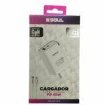 CARGADOR SOUL SUPER CHARGE PD 45W TIPO C A IPHONE - Imagen 2