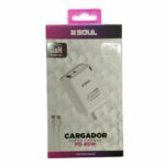 CARGADOR SOUL SUPER CHARGE PD 45W TIPO C A TIPO C - Imagen 2