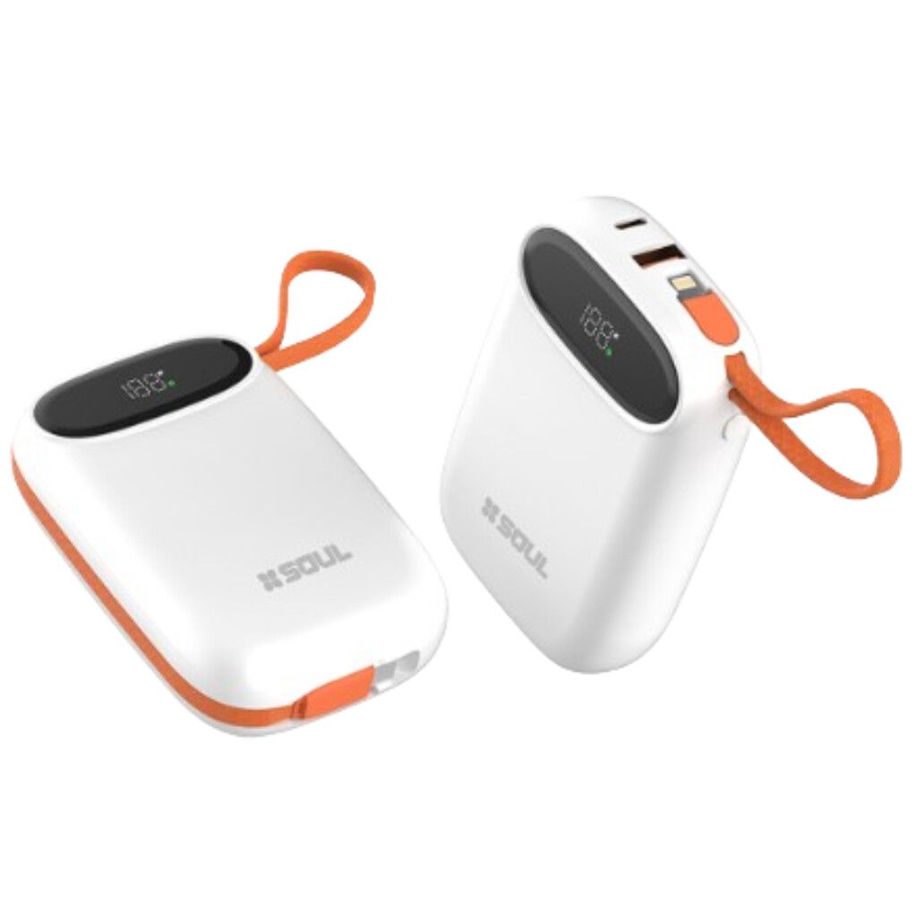 POWER BANK SOUL PRO 100 10.000 MAH 22.5W BLANCO POWER BANK SOUL PRO 100 10.000 MAH 22.5W BLANCO - Imagen 1