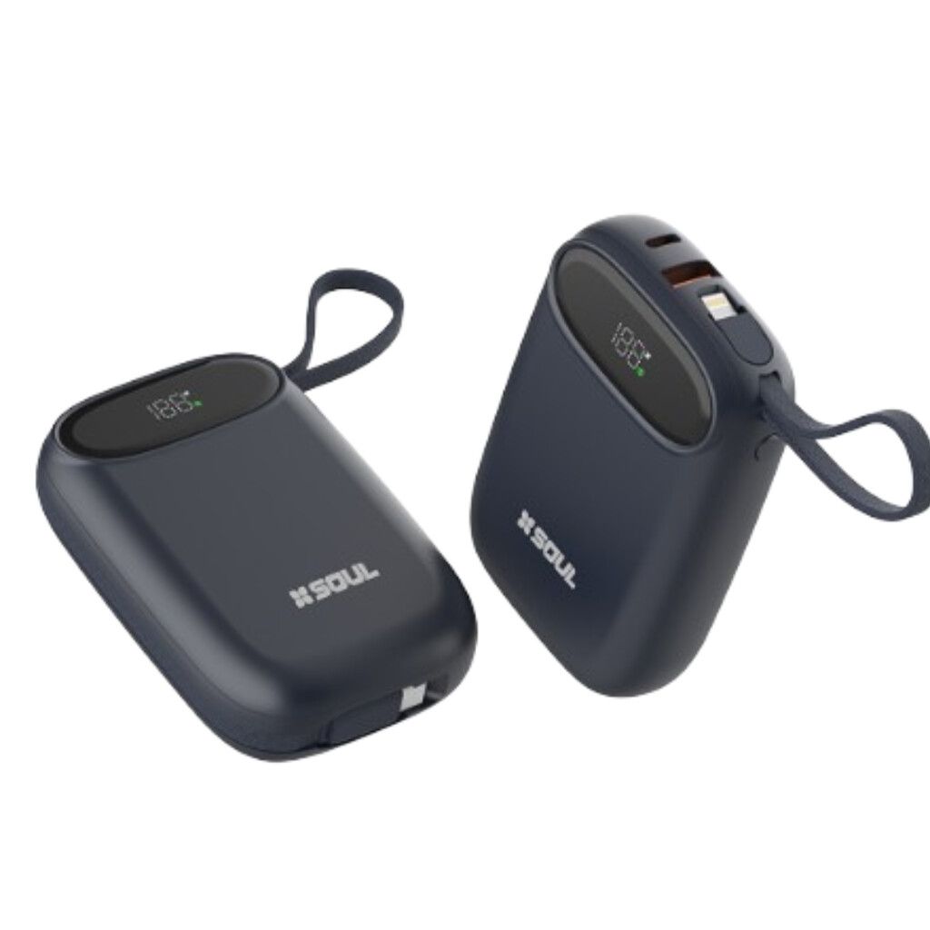 POWER BANK SOUL PRO 100 10.000 MAH 22.5W AZUL POWER BANK SOUL PRO 100 10.000 MAH 22.5W AZUL - Imagen 1