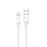 CABLE USB SOUL SILICONE SOFT TIPO C  1.5MT BLANCO