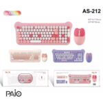 KIT TECLADO + MOUSE INALAMBRICO BLUETOOTH DISEÑO GATO