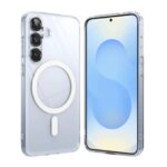 FUNDA SAMSUNG S25 PLUS SILICONE CASE MAGSAFE TRANSPARENTE