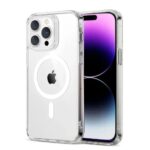 FUNDA IPHONE 13 PRO MAX SILICONE CASE MAGSAFE TRANSPARENTE
