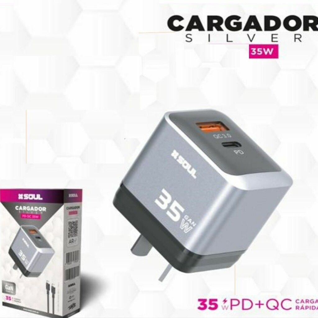 CABEZAL SOUL SILVER PD QC 35W CABEZAL SOUL SILVER PD QC 35W - Imagen 1