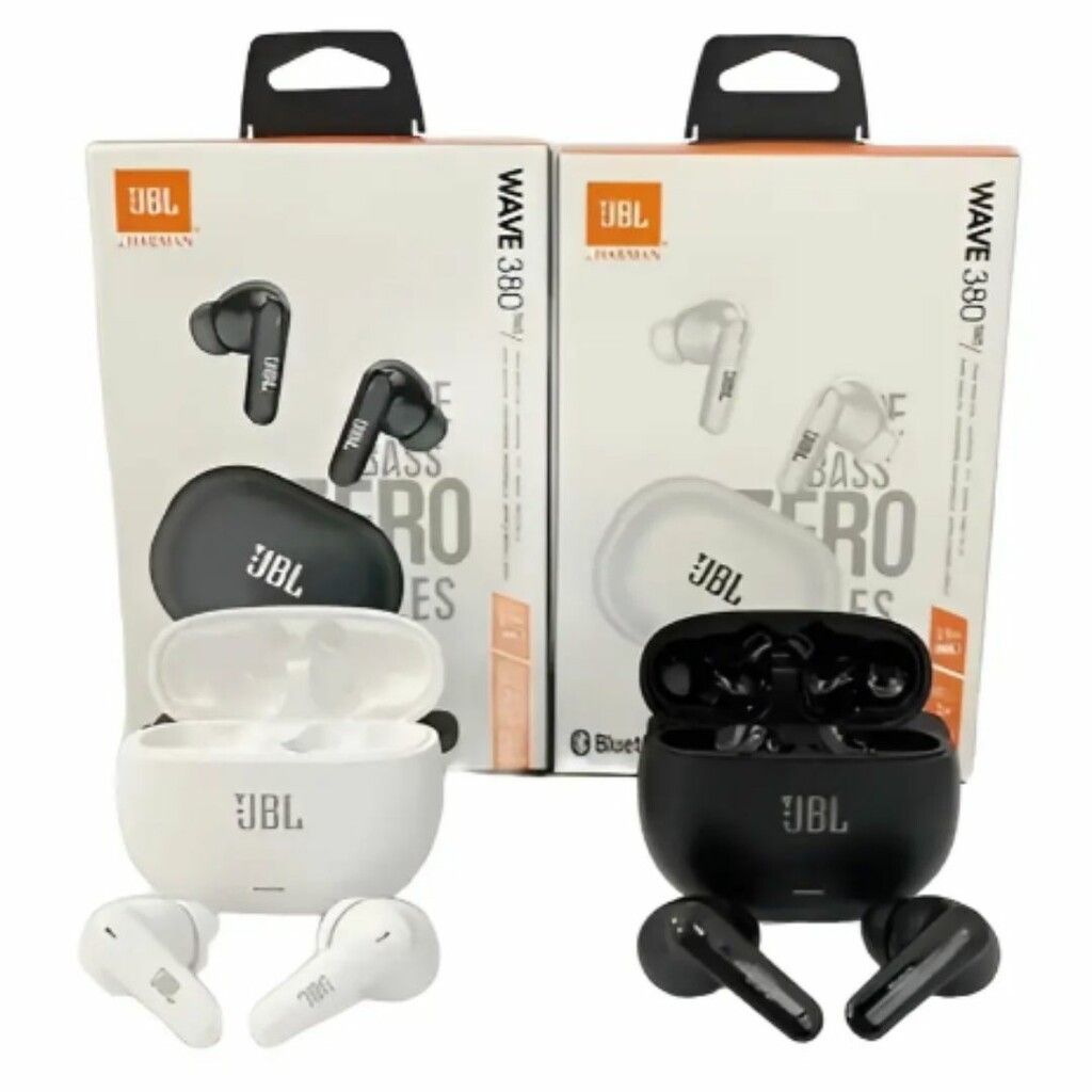 AURICULAR JBL WAVE 380 BLANCO/NEGRO AURICULAR JBL WAVE 380 BLANCO/NEGRO - Imagen 1