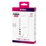 ESTACION DE CARGA SOUL 8 EN 1 PD 65W QC 22.5V BLANCO