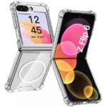 FUNDA SAMSUNG Z FLIP 6 SILICONE CASE MAGSAFE TRANSPARENTE